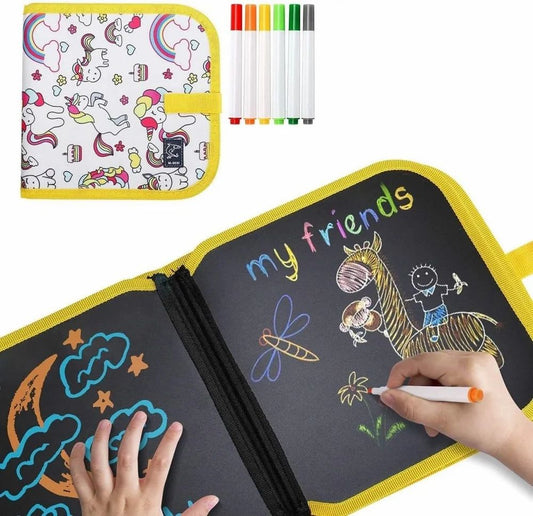 🎨 Kids Dino Erasable Doodle Book Set – Endless Creativity & Fun!